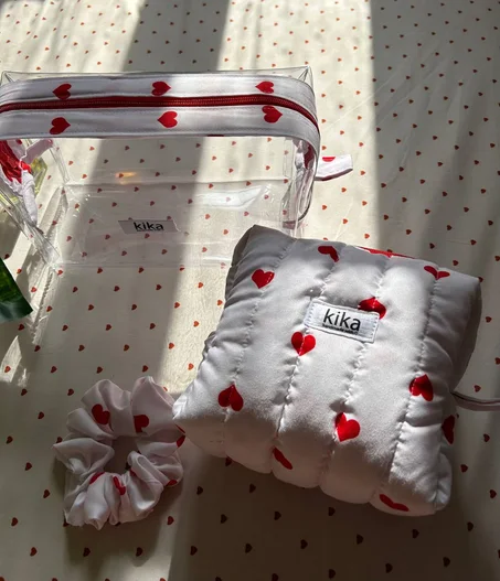 Pack de pochette cœur rouge