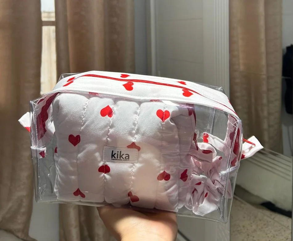 Pack de pochette cœur rouge