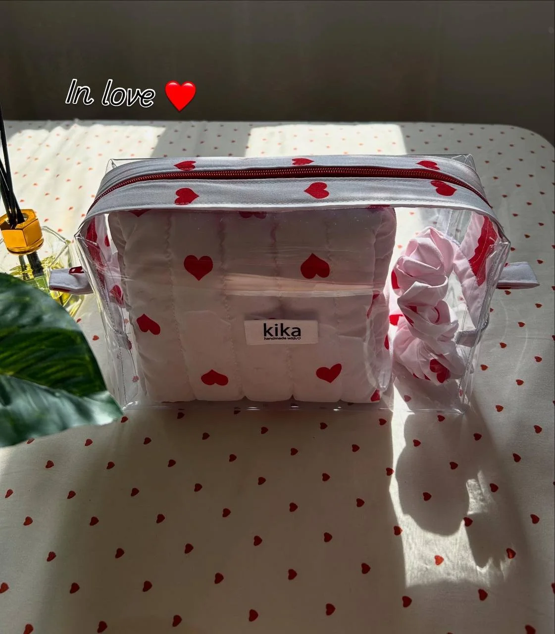 Pack de pochette cœur rouge