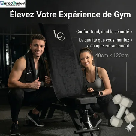 Serviette de Gym Premium LC avec Poche Sécurisée