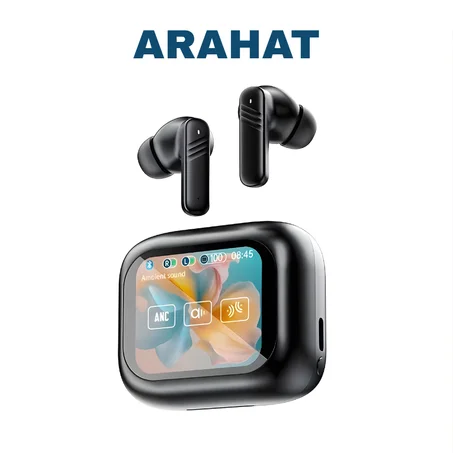 Écouteurs Traducteurs Arahat– Traduction Instantanée 144 Langues – ANC/ENC – Écran Tactile – Bluetooth