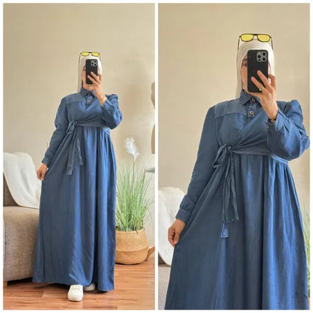 فستان جينز من تينسيل باترفلاي