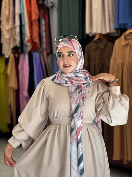 🧕 عباءة سيليا SILYA – عباءة عصرية بحزام