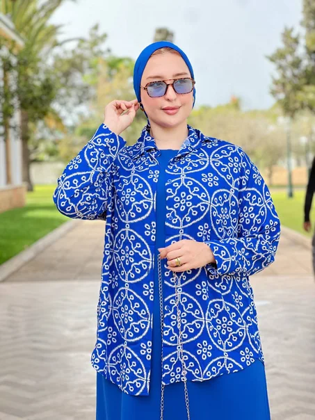 🖤 كسوة سانبل بـ شوميز لولا مزوقة