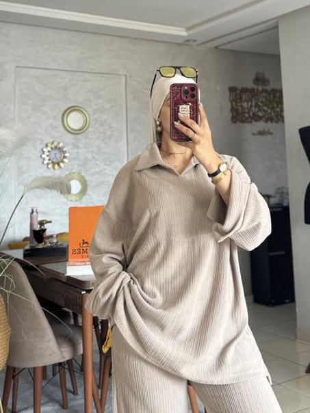 🌟 طقم جاكار أنيق بلمسة فخامة – راحة وأناقة في آنٍ واحد 🤩