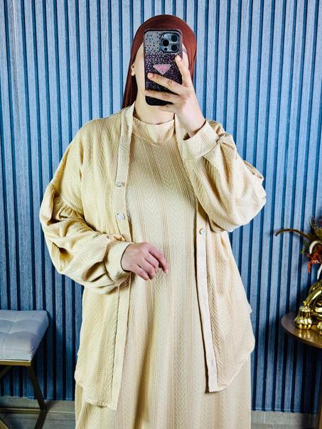 🧶 إنسومبل شتوي أنيق – دفء وأناقة في قطعة واحدة!