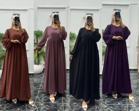👑 Robe Amira - حرير المدينة الأصلي