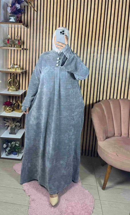 🖤 عباية بالمعصم للمحجبات – جودة عالية