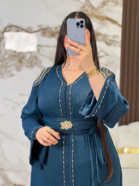 ✨ قفطان هماوي ملكي… أناقة تخطف العين من اللّولة ✨