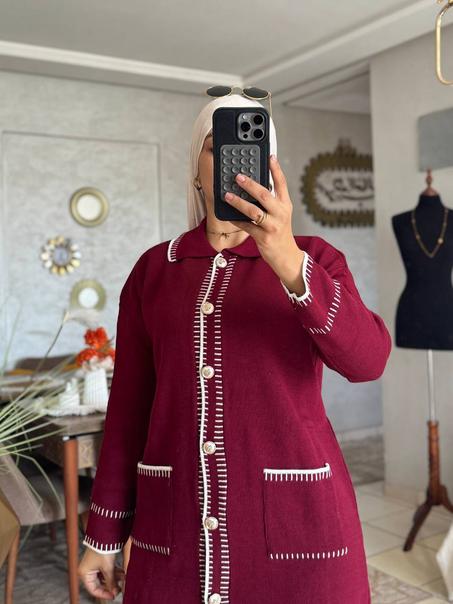 🧵 طقم أنيق بخامة تركية فاخرة 🇹🇷