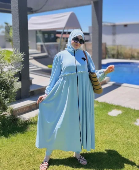 بوركيني Nevine ✨ إطلالة ملكية بكل أناقة
