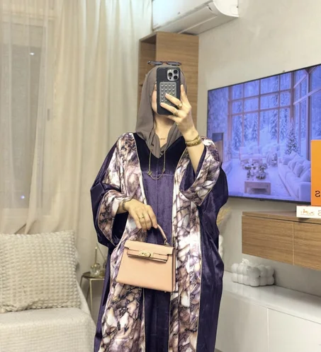 عباية موبرة أنيقة ✨