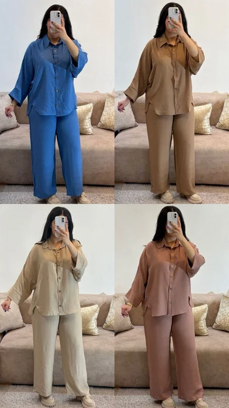 🔥 أونسبل كريب صيفي واسع ومريح – ستايل أنيق وراحة طوال اليوم 😍