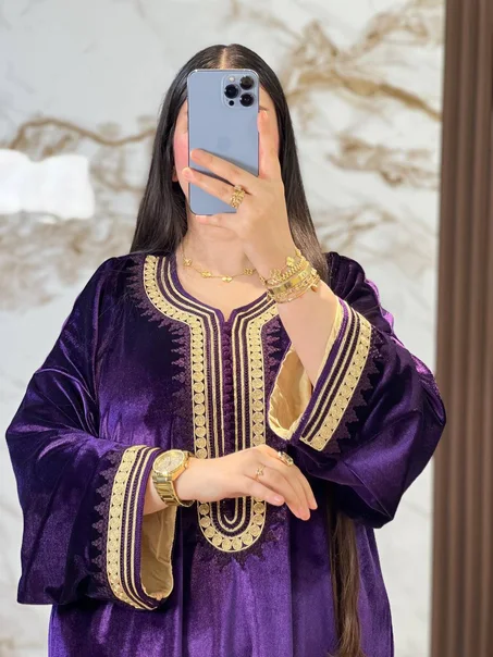 قفطان موبرة فخامة بلا مجهود ✨