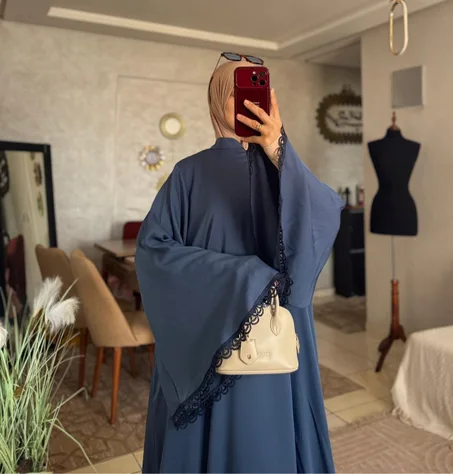 عباية كريب زوم الفاخرة ✨