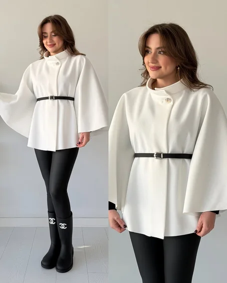 ✨ الجديد! الكاب الشهير بخامة الكاشمير الفاخر – مع سمطة هدية