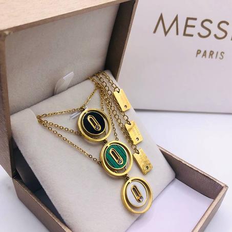 Ensemble acier doré MESSIKA