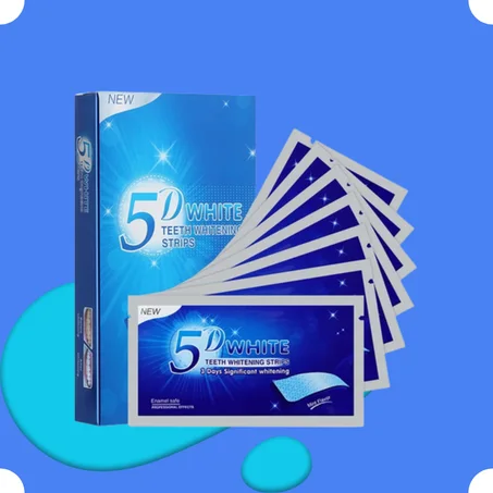 لصقات تبييض الأسنان