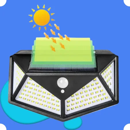 لمبة الحائط بالطاقة الشمسية