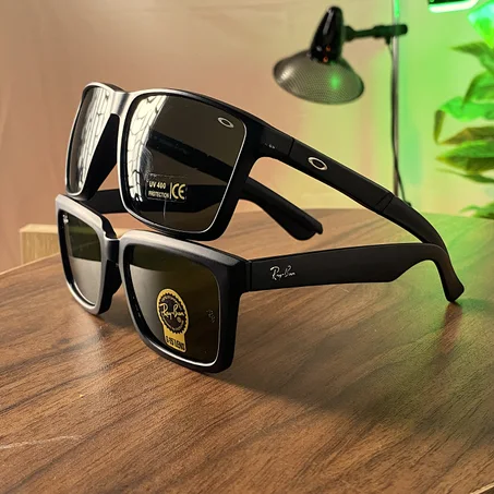 PACK DE LUNETTE OKLEY ET RB EN VERE