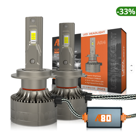 تيربو ليد A80 إضاءة فائقة وأمان مطلق أثناء القيادة