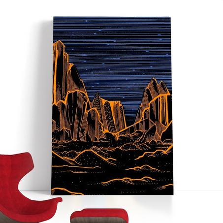 لوحة الخطوط الدائرية