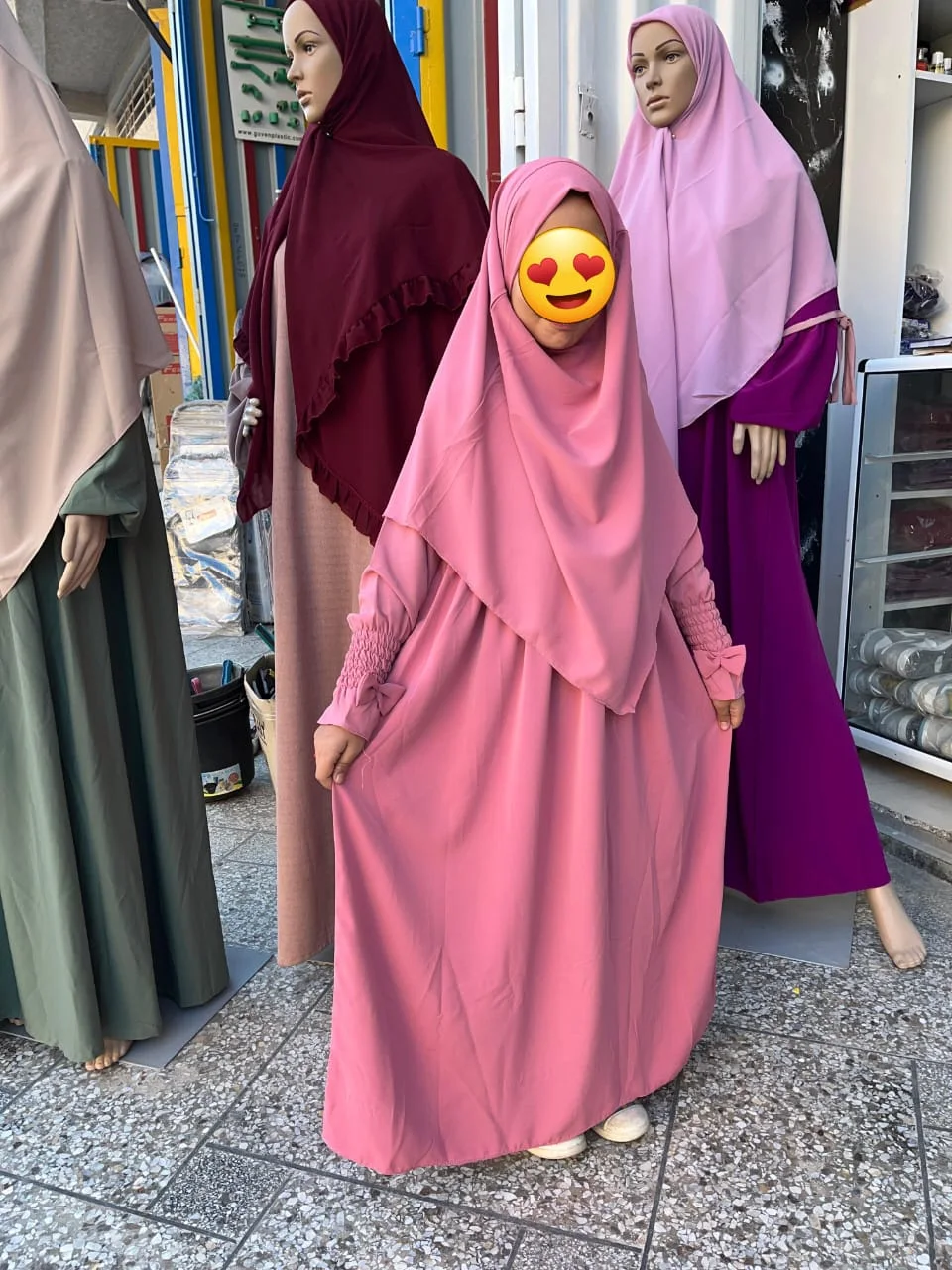 ✨عباية بالخمار للبنوتات الأميرات الصغيرات✨