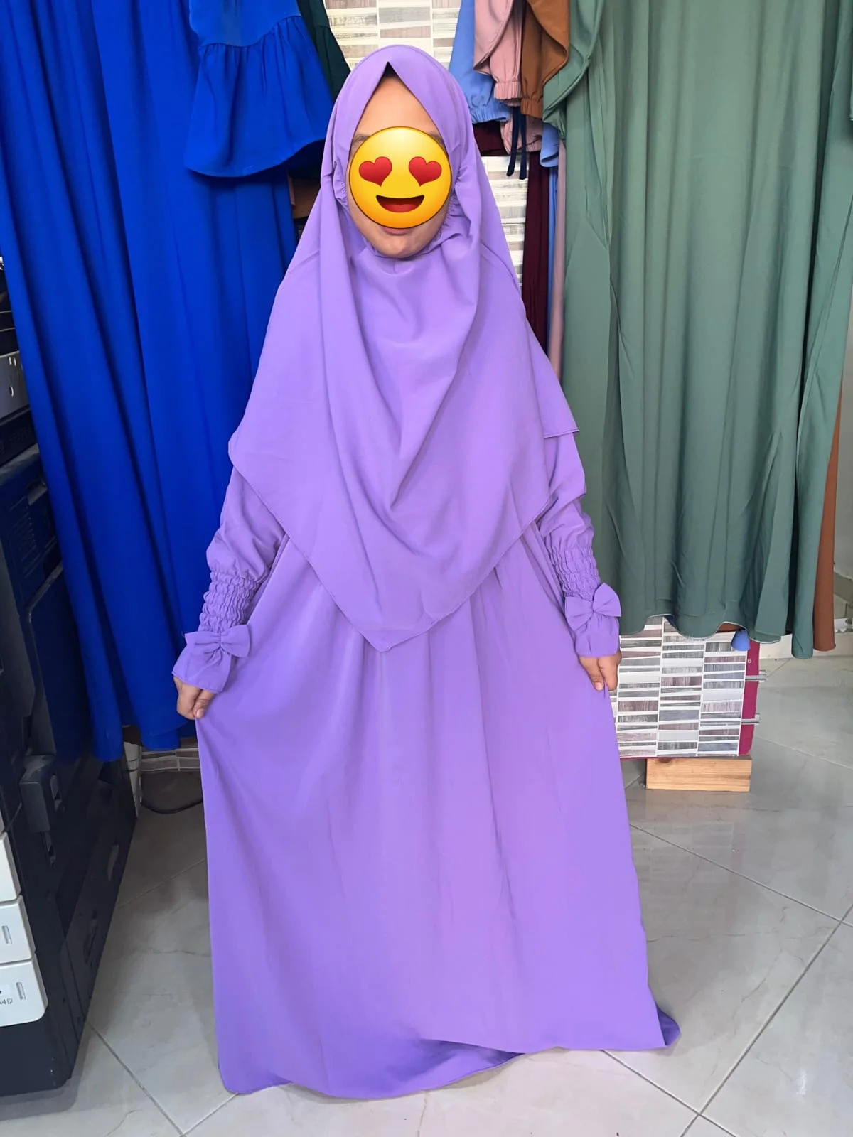 ✨عباية بالخمار للبنوتات الأميرات الصغيرات✨