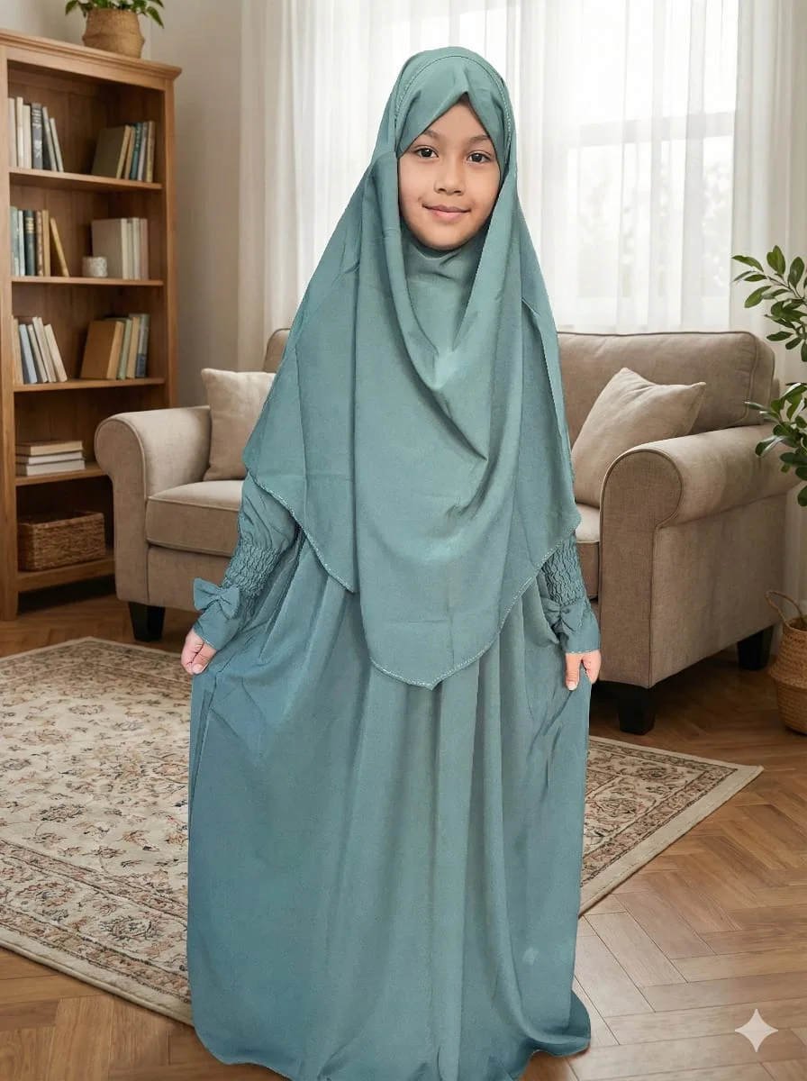 ✨عباية بالخمار للبنوتات الأميرات الصغيرات✨