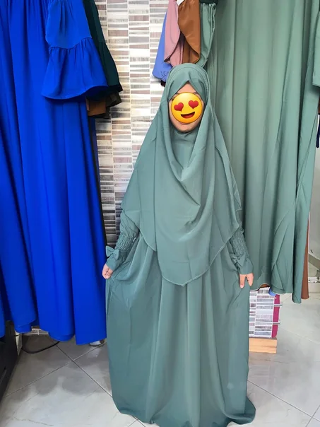 ✨عباية بالخمار للبنوتات الأميرات الصغيرات✨