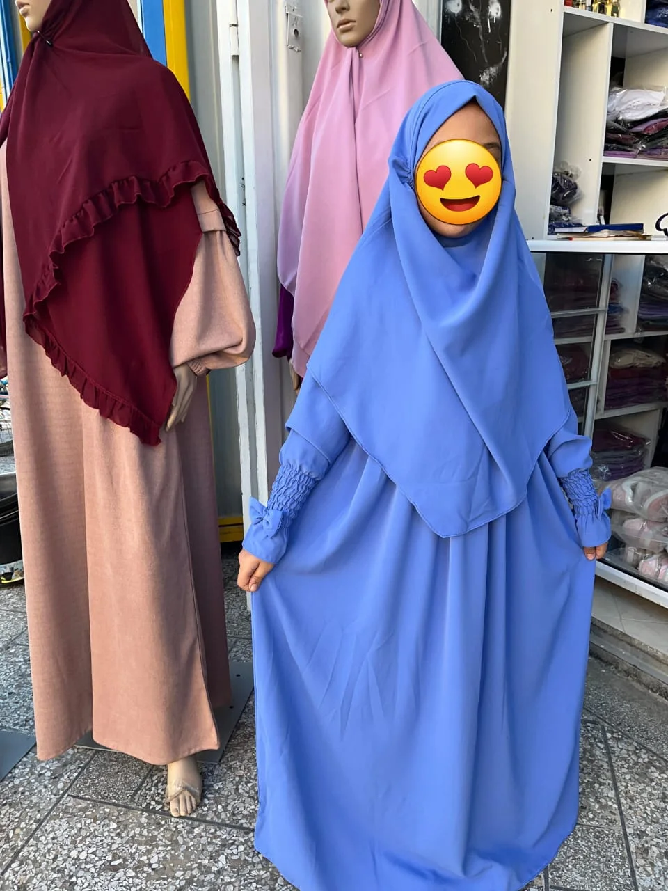 ✨عباية بالخمار للبنوتات الأميرات الصغيرات✨