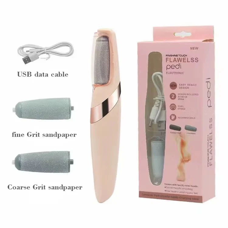 Outil de soin des pieds sans fil: Mini machine électrique de pédicure pour enlever les callosités des pieds