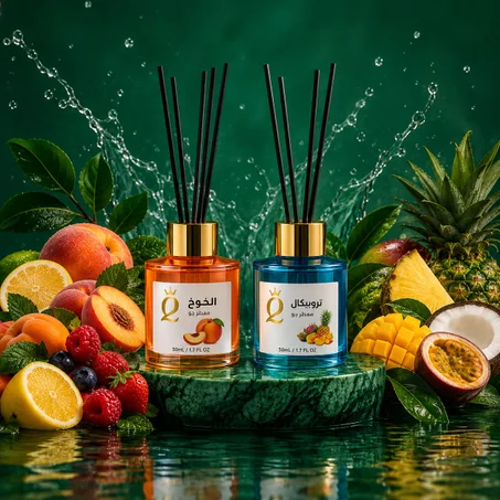 اكتشف قوة عبق معطر الديفوزر الخوخ وتروبيكال لمنزلك
