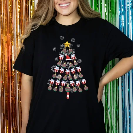 Festive Christmas Tree T-Shirt – A Fun Holiday Design