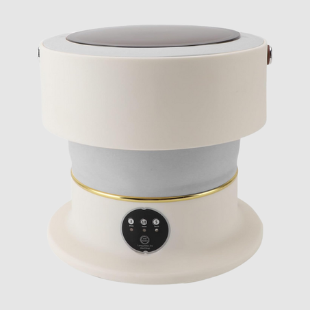 غسالة صغيرة قابلة للطي ومجفف