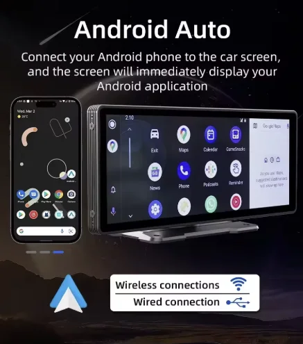 شاشة سيارة لاسلكية