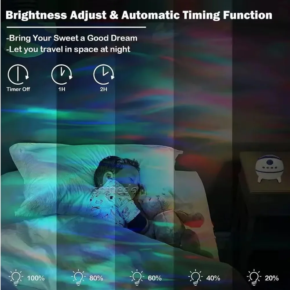 جهاز عرض جالاكسي مزود بسماعة بلوتوث