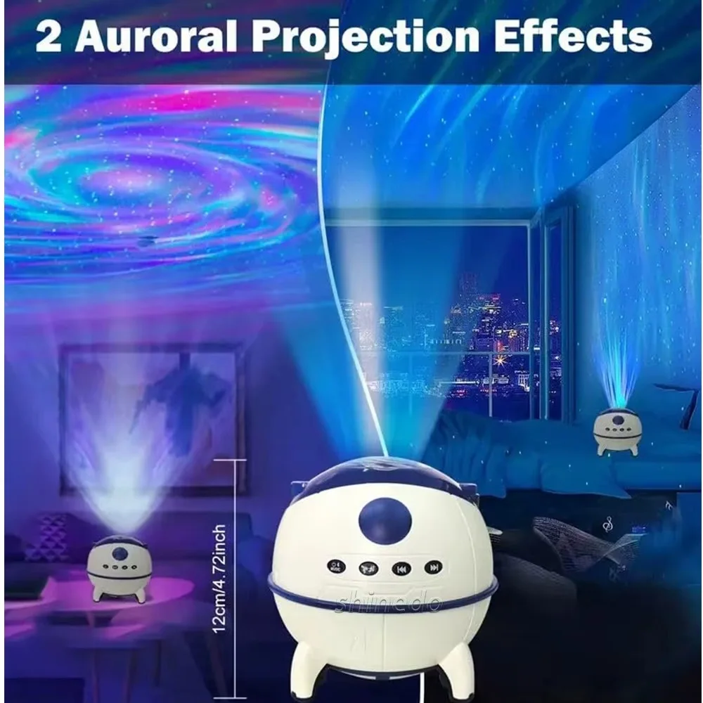 جهاز عرض جالاكسي مزود بسماعة بلوتوث