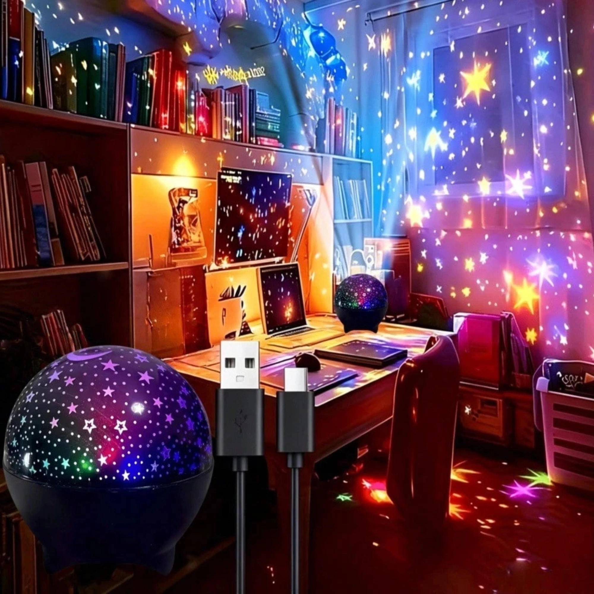 حول غرفتك إلى سماء مليئة بالنجوم 🌌✨