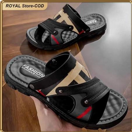 FASHION Sandales Homme Convertibles PVC 2 en 1 Semelle Épaisse Antidérapante