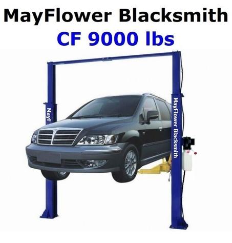 Mayflower Blacksmith Heavy Duty Clear Floor Two Post Lift Car lift CF 9000 lbs