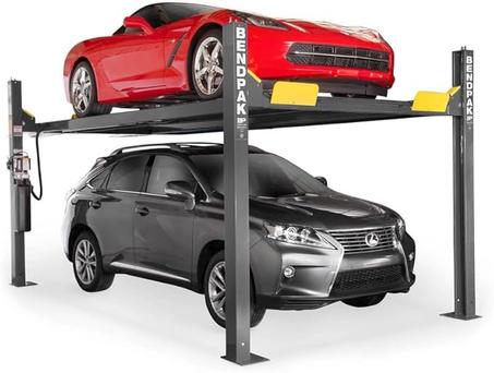 HD-9XW Standard Width Extra Tall Car Lift - 4 Post 9000lb Capacity- (110V)