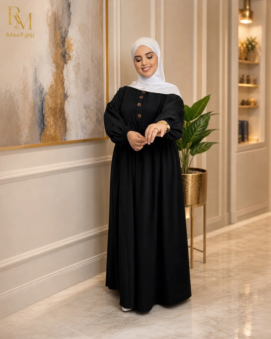عباية Sdfa كريب روزا