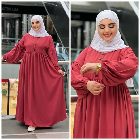 عباية Sdfa كريب روزا