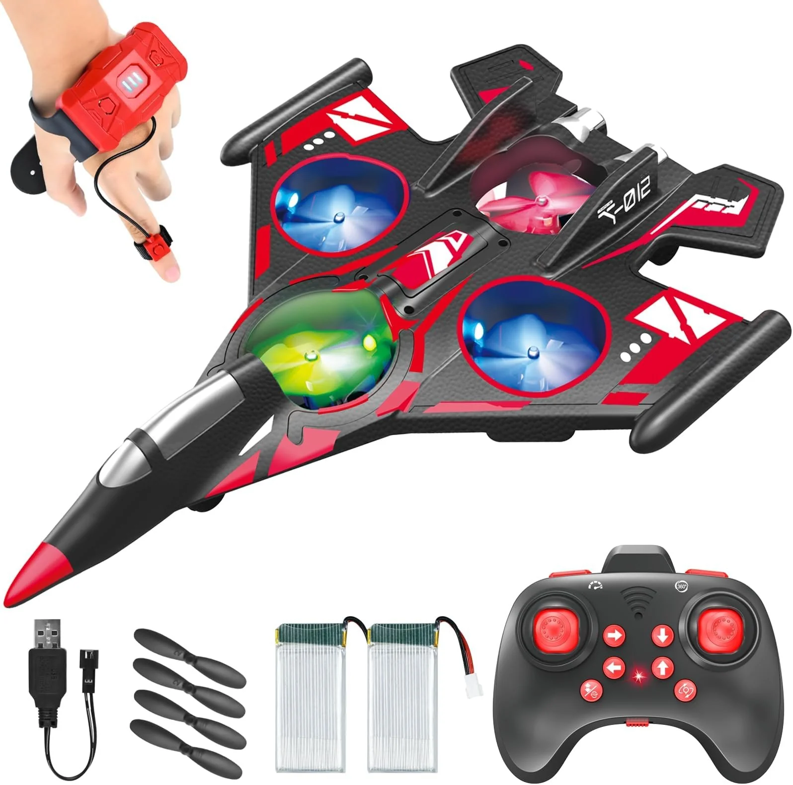 طائرة مقاتلة لعبة تحلّق بالهواء