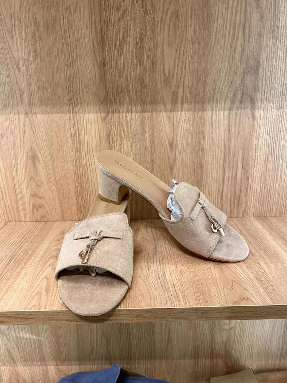 Chic Lock Mule Heels