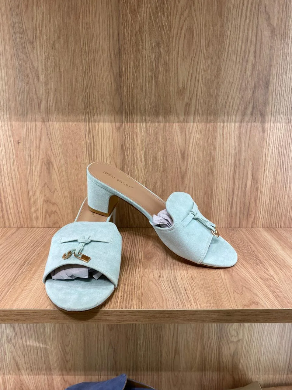 Chic Lock Mule Heels