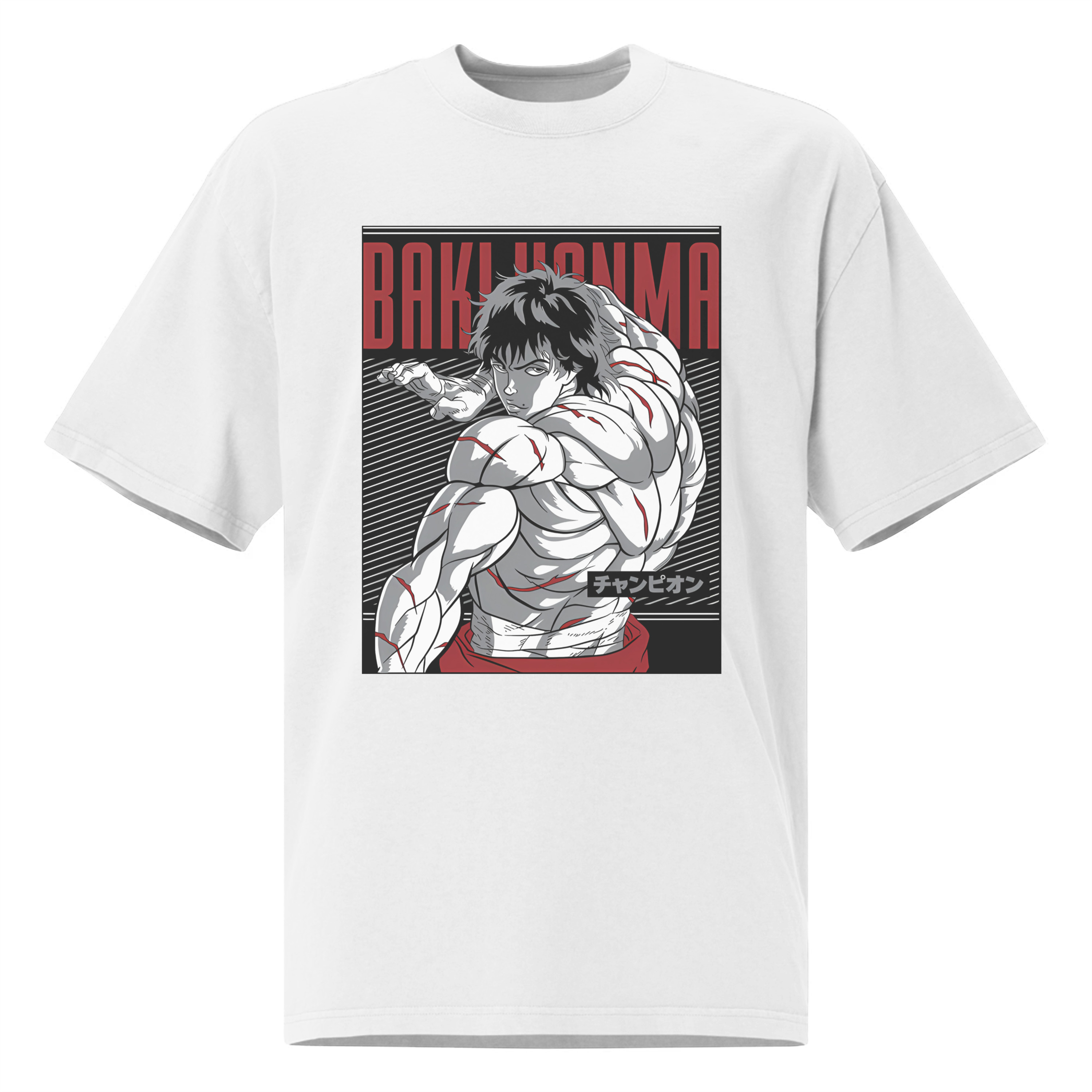 Baki Hanma - Tshirt Anime Otaku Teeshort Cosplay