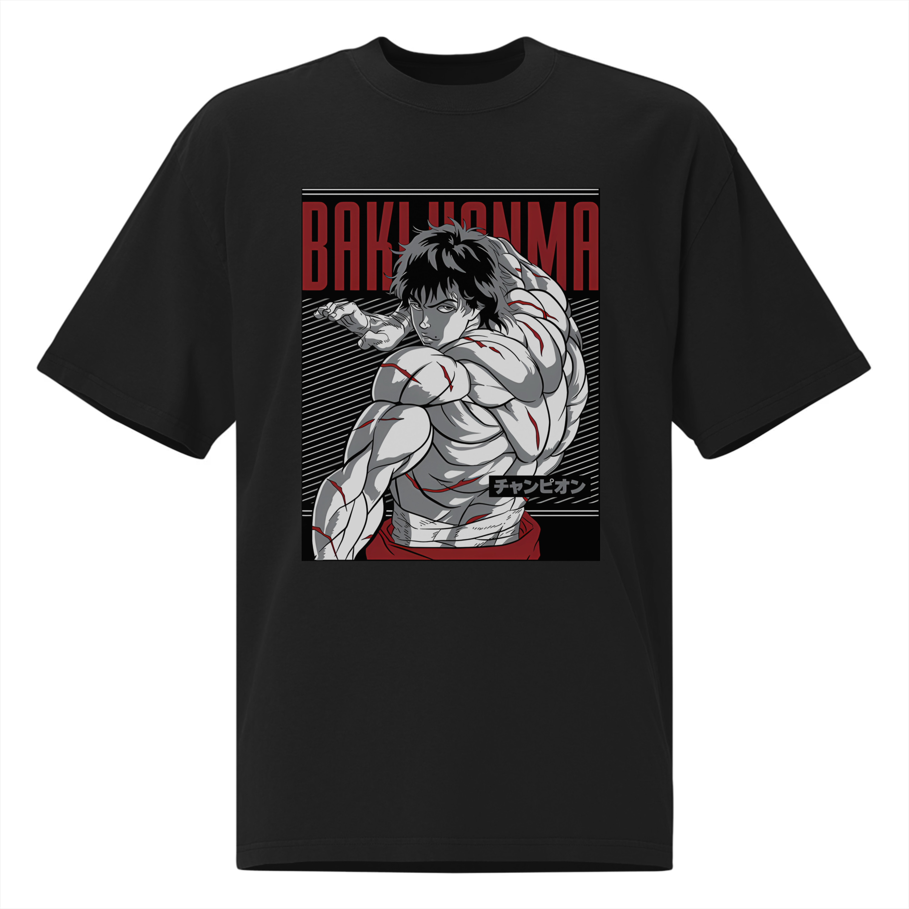 Baki Hanma - Tshirt Anime Otaku Teeshort Cosplay