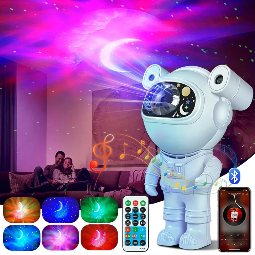 LED Astronaut Galaxy Night Light